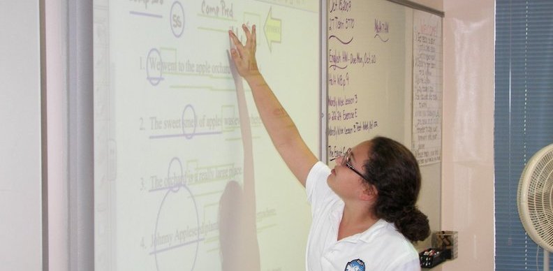 Smart Board classroom installation